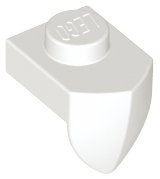 LEGO part Plaque, Modifiée 1 x 1 avec Dent Verticale 15070