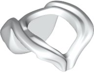 LEGO part Minifigure Hood Folded Down (15428)