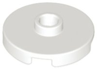 LEGO part Piastrella, Rotonda 2 x 2 con Perno Aperto 18674