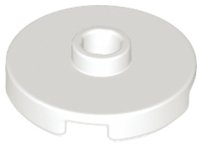 LEGO part Piastrella, Rotonda 2 x 2 con Perno Aperto (18674)