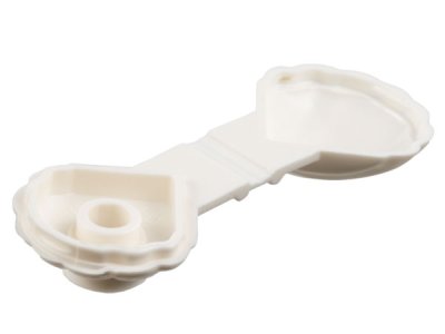 LEGO part Clam Shell, Folding - Locking Edge on Inner Lip (18866)
