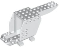 LEGO onderdeel Helicopter Body without Top Pin 18929c02