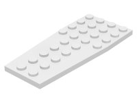 LEGO part Wedge, Plate 4 x 9 without Stud Notches 2413