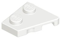 LEGO part Wedge, Plate 2 x 2  Left (24299)