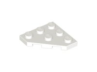 LEGO part Cuña, Placa 3 x 3 Esquina Cortada 2450