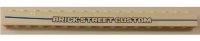 LEGO part Brick 1 x 16 with 'BRICK STREET CUSTOM' and Long Blue Line Pattern (Sticker) - Set 8154 2465pb22