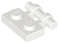 LEGO part Plaque, Modifiée 1 x 2 avec Poignée à Barre sur le Côté - Extrémités Libres 2540