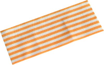 LEGO part Cloth Picnic Tablecloth / Blanket 14 x 6 with Orange Stripes Pattern (26245)