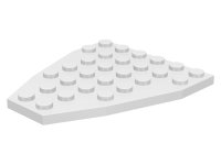 LEGO part Keil, Platte 7 x 6 ohne Stiftkerben (Boot Bug Platte) 2625