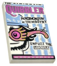 LEGO part Piastrella 2 x 3 con Motivo Giornale The Quibbler 26603pb023