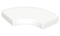 LEGO part Carreau, Coin Arrondi 2 x 2 Macaroni (27925)