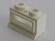 LEGO part Window 1 x 2 x 1 with Extended Lip with Trans-Clear Glass (27bc01)