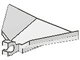 LEGO part Panel 3 x 5 Solar / Deltoid with Clip (30034)