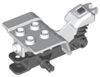 LEGO part Corpo Triciclo Superiore con Telaio Grigio Blu Scuro (30187 / 30188) 30187c00b