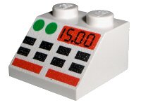 LEGO part Schräge 45 2 x 2 mit Tasten und 15.00 Muster (3039px4)