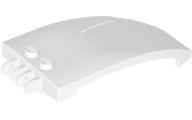 LEGO part Parabrezza 8 x 4 x 2 Curvo Conico con Doppio Dito Bloccante 2 30536