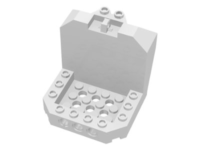 LEGO onderdeel Cockpit 6 x 6 x 5 met Scharnier (30619)