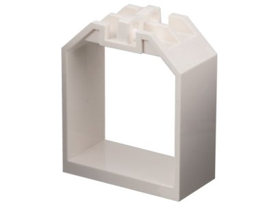 LEGO part Container, Box Open Ended 2 x 4 x 4 with 1 Locking Hinge Finger on Each End (30637)