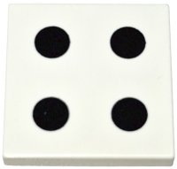 LEGO part Carreau 2 x 2 avec motif 4 points noirs 3068pb0291