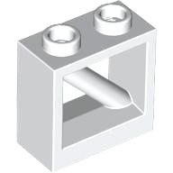 LEGO part Fence 1 x 2 x 1 2/3 with Diagonal Bar (3224)