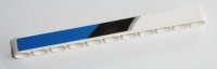 LEGO part Technic, Brazo de elevación Grueso 1 x 11 con patrón negro, azul y plateado modelo lado derecho (Pegatina) - Set 42045 32525pb018R
