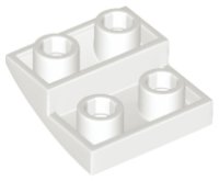 LEGO part Pendiente, Curva 2 x 2 x 2/3 Invertida 32803