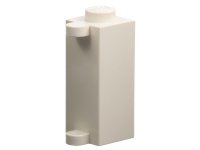 LEGO part Stein, modifiziert 1 x 1 x 2 mit Verschlusshalter 3581