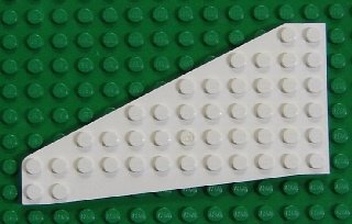 LEGO part Wedge, Plate 7 x 12 Wing Left (3586)