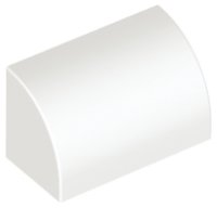 LEGO part Slope, Curved 1 x 2 37352