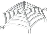 LEGO part Spider Web Curved with Bar Ends and Holes for Bars - Flexible Rubber (4048)