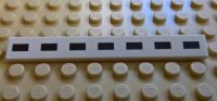 LEGO part Tile 1 x 8 with Black Dotted Line Pattern 4162pb174