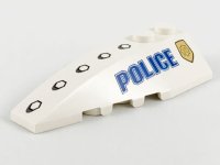 LEGO part Wedge 6 x 2 Left with Police World City Pattern 41748pb010