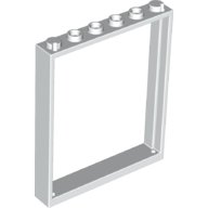 LEGO part Window 1 x 6 x 6 Flat Front 42205