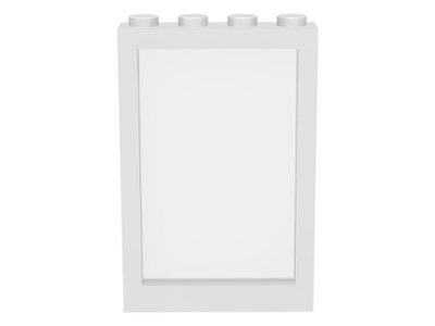 LEGO part Window 1 x 4 x 5 with Fixed Glass (4347)