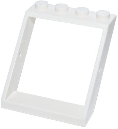 LEGO part Window 4 x 4 x 3 Roof (4447)