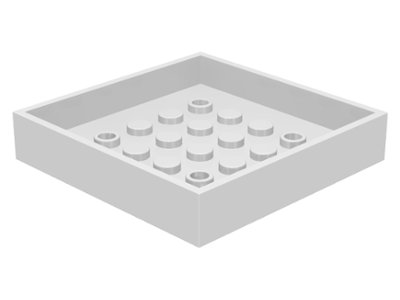 LEGO part Container, Box 6 x 6 Bottom (4452)