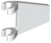 LEGO part Flag 2 x 2 Trapezoid (44676)