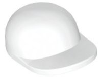 LEGO part Minifigure, Headgear Cap - Short Curved Bill 4485b