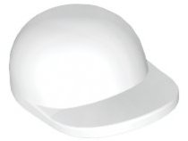 LEGO part Minifigure, Headgear Cap - Short Curved Bill (4485b)
