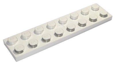 LEGO onderdeel Electric Plate 2 x 8 with Contacts (4758)