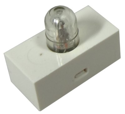 LEGO part Electric, Light Brick 1 x 2 with Single Top Light (4767)