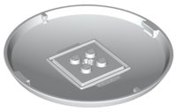 LEGO part Container, X-Pod Bottom Cap 9 x 9 x 1 (47676)