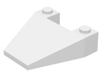 LEGO part Wedge 4 x 4 Taper without Stud Notches 4858