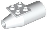 LEGO onderdeel Engine, Smooth Large, 2 x 2 Thin Top Plate 4868b