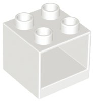 LEGO part Duplo, Furniture Cabinet 2 x 2 x 1 1/2 (4890)