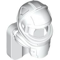 LEGO part Mini Doll, Headgear Helmet Space, Friends Astronaut with 4 Studs on Back (5149)