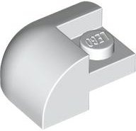 LEGO part Slope, Curved 2 x 2 Corner Round with Recessed Stud 5846