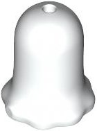LEGO onderdeel Plant Flower Bell Shaped with Small Pin Hole (6017)