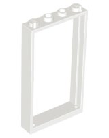 LEGO part Door, Frame 1 x 4 x 6 with 2 Holes on Top and Bottom (60596)
