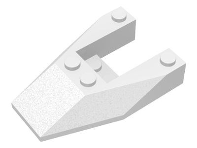 LEGO part Wedge 6 x 4 Cutout without Stud Notches (6153a)